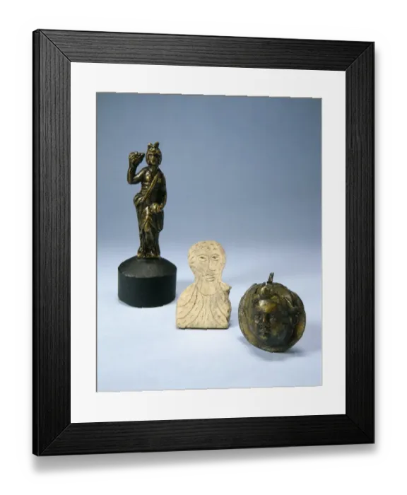 Framed Print : Wroxeter Roman City artefacts J850001 Framed Print : Wroxeter Roman City artefacts J850001