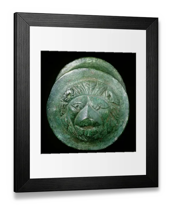 Framed Print : Roman hub cap K870175