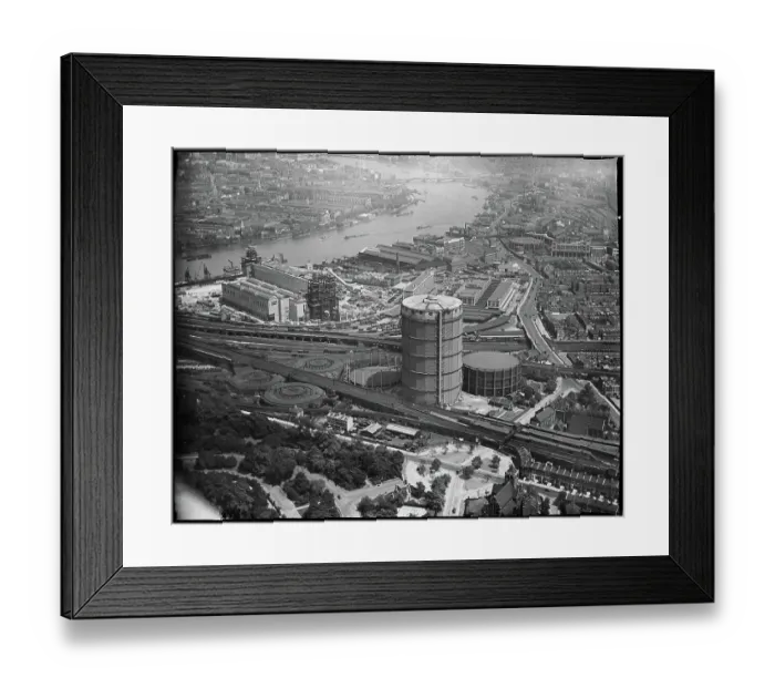 Framed Print : Battersea Power Station under construction app_22790_051