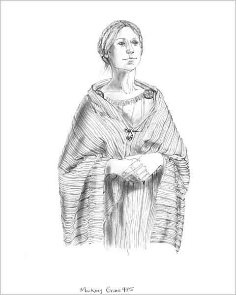Anglo-Saxon woman N090545