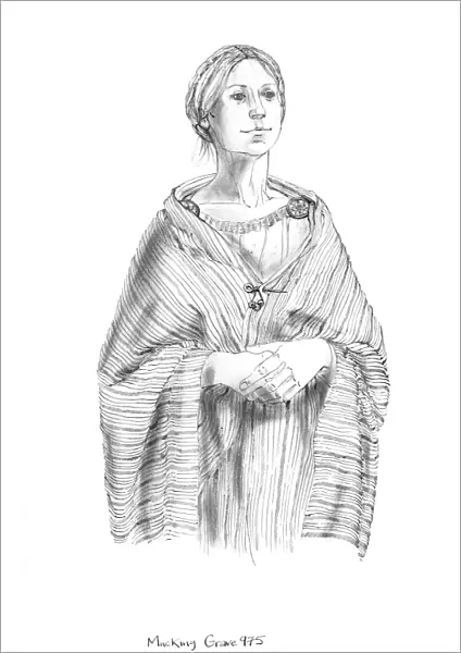 Anglo-Saxon woman N090545