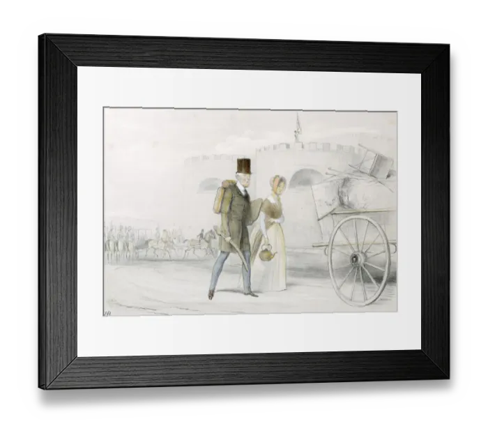 Framed Print : Evacuating a Fortress K021677