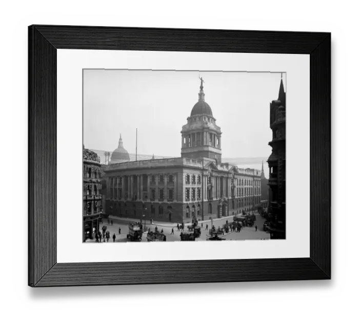 Framed Print : Central Criminal Court, Old Bailey, London DD60_00223