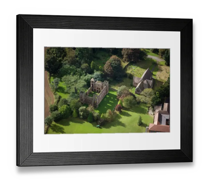 Framed Print : Acton Burnell Castle N072002