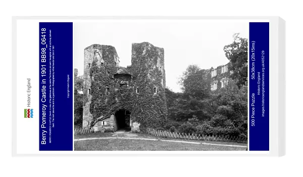 Berry Pomeroy Castle in 1901 BB98_06418