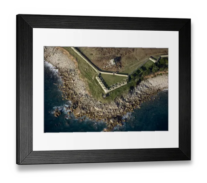 Framed Print : Garrison Walls, St Marys, Isles of Scilly N100216