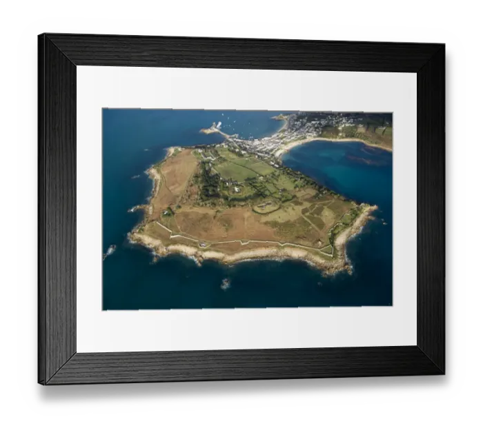 Framed Print : Garrison Walls, St Marys, Isles of Scilly N100218