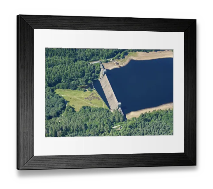 Framed Print : Derwent Dam, Derbyshire 34261_037 Framed Print : Derwent Dam, Derbyshire 34261_037