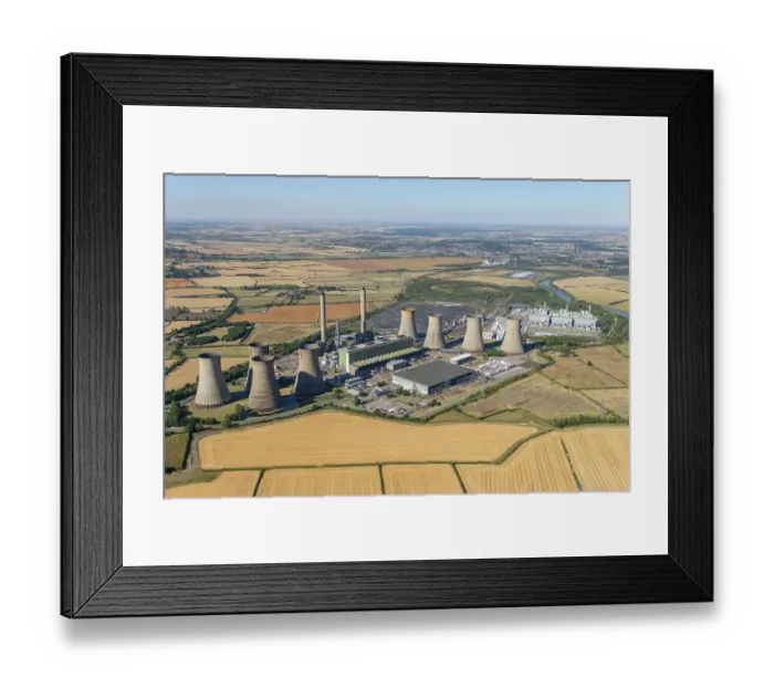 Framed Print : West Burton Power Station, Nottinghamshire 34262_065 Framed Print : West Burton Power Station, Nottinghamshire 34262_065