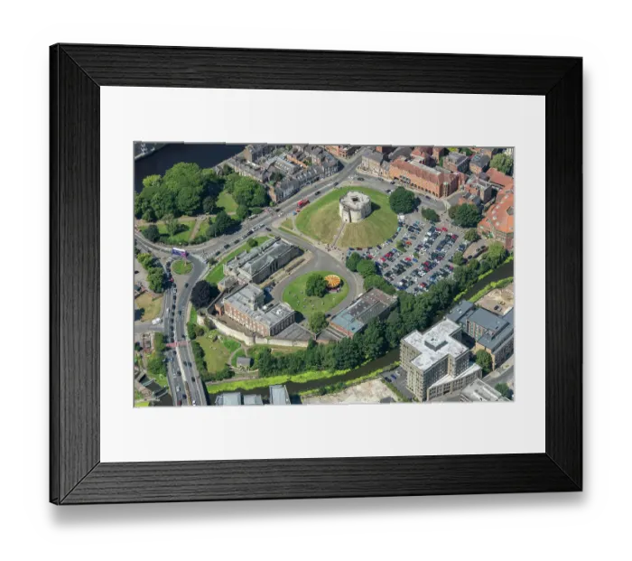 Framed Print : York Castle, The Castle Museum and Cliffords Tower 34263_027