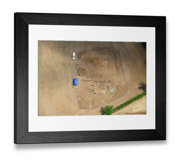 Framed Print : Excavation of Roman villa complex, East Midlands 35285_023 Framed Print : Excavation of Roman villa complex, East Midlands 35285_023