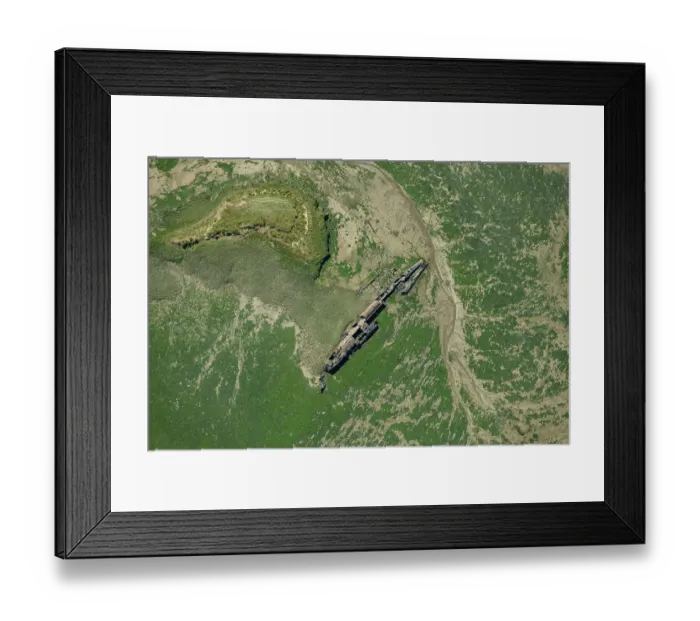 Framed Print : First World War German submarine remains, Medway 35389_039 Framed Print : First World War German submarine remains, Medway 35389_039