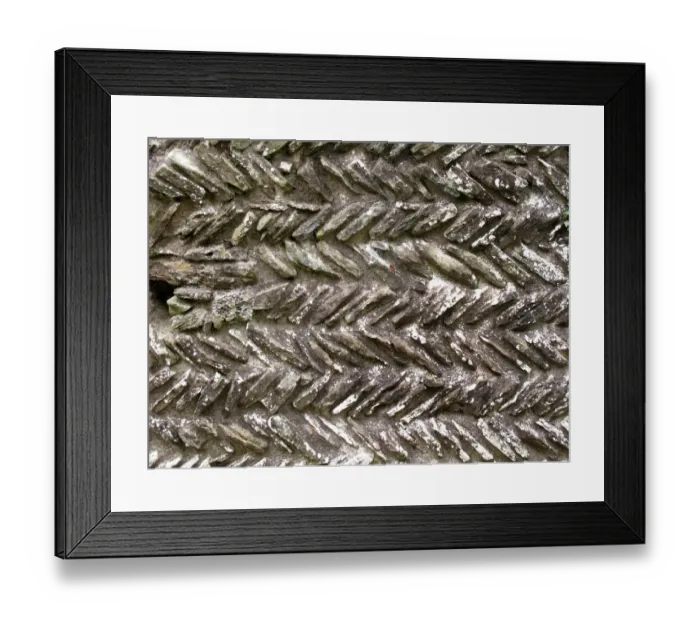 Framed Print : Herringbone stonework N090553 Framed Print : Herringbone stonework N090553