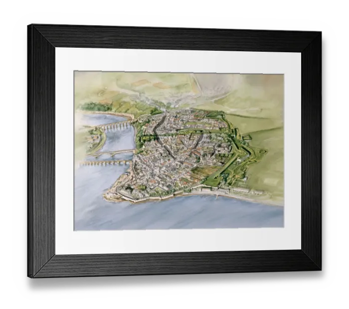 Framed Print : Berwick-upon-Tweed J990113