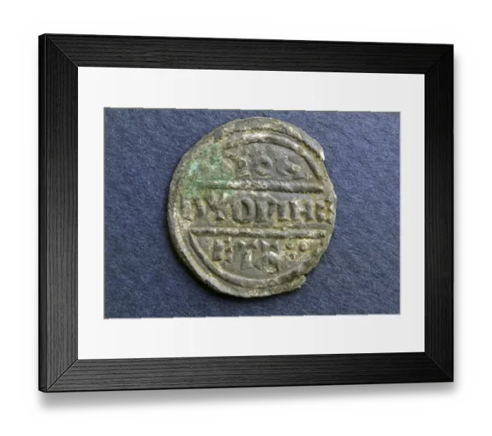 Framed Print : Silver penny of Burgred K040727 Framed Print : Silver penny of Burgred K040727