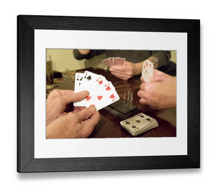 Framed Print : Cribbage DP066551 Framed Print : Cribbage DP066551