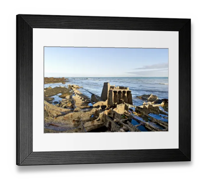 Framed Print : Wreck of the Falcon N100300