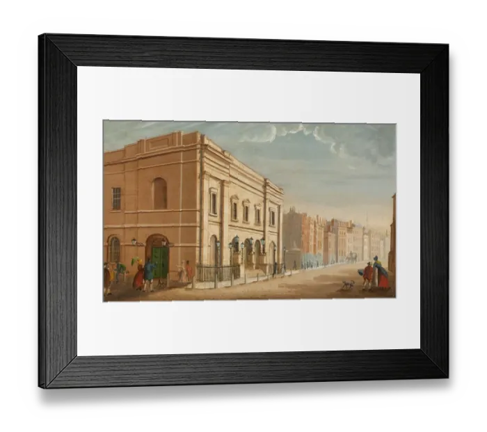 Framed Print : Painted overmantel of Drury Lane Theatre N090575