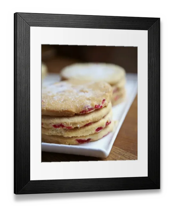 Framed Print : Shortbread biscuits N100356 Framed Print : Shortbread biscuits N100356