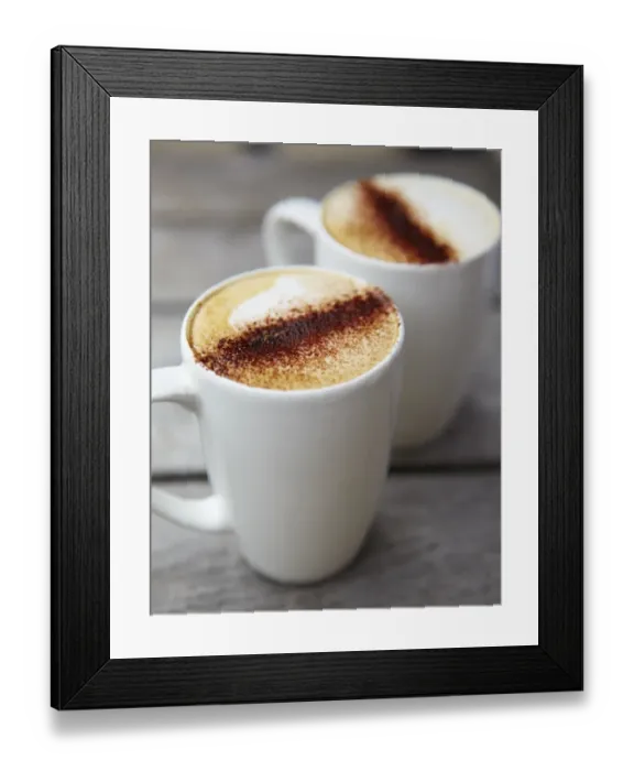 Framed Print : Mugs of coffee N100377 Framed Print : Mugs of coffee N100377