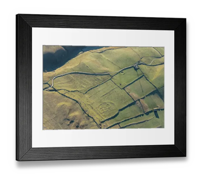 Framed Print : Earthwork remains, North Yorkshire 34245_002 Framed Print : Earthwork remains, North Yorkshire 34245_002