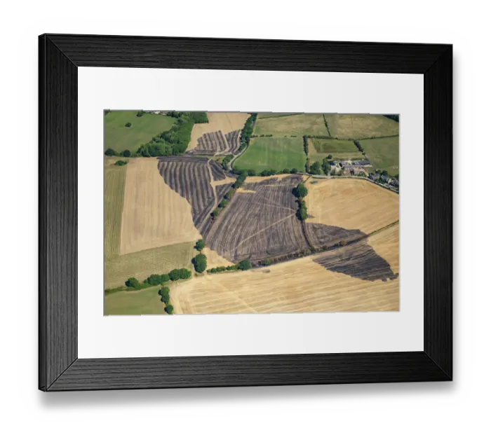 Framed Print : Fields scorched by fire, Rotherham 34260_017 Framed Print : Fields scorched by fire, Rotherham 34260_017