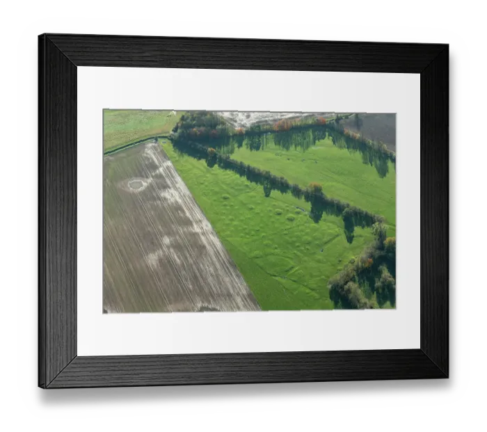 Framed Print : Square barrow cemetery, Scorborough 34234_023
