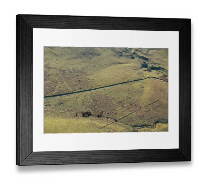 Framed Print : Earthwork remains, North Yorkshire 34246_027