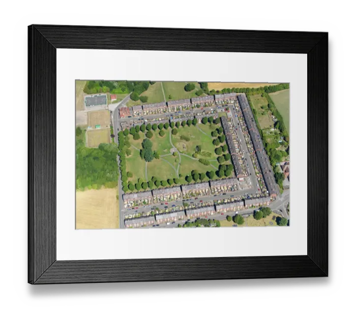Framed Print : Bolsover Model Village, Derbyshire 34260_078 Framed Print : Bolsover Model Village, Derbyshire 34260_078