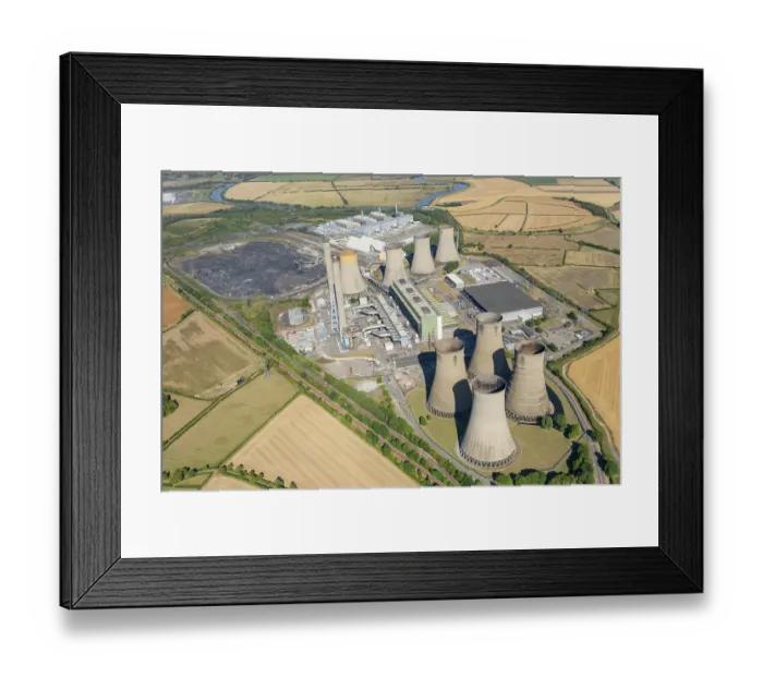 Framed Print : West Burton Power Station, Nottinghamshire 34262_061 Framed Print : West Burton Power Station, Nottinghamshire 34262_061