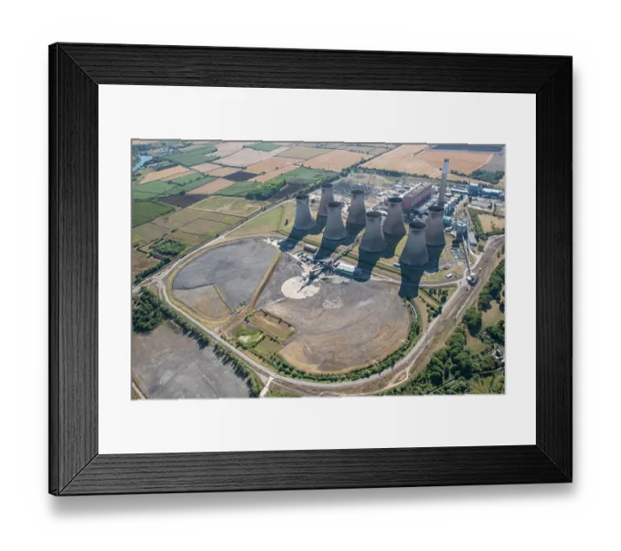 Framed Print : Cottam Power Station, Nottinghamshire 34262_055 Framed Print : Cottam Power Station, Nottinghamshire 34262_055