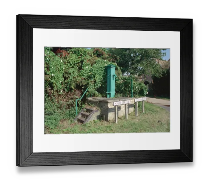 Framed Print : Village Pump