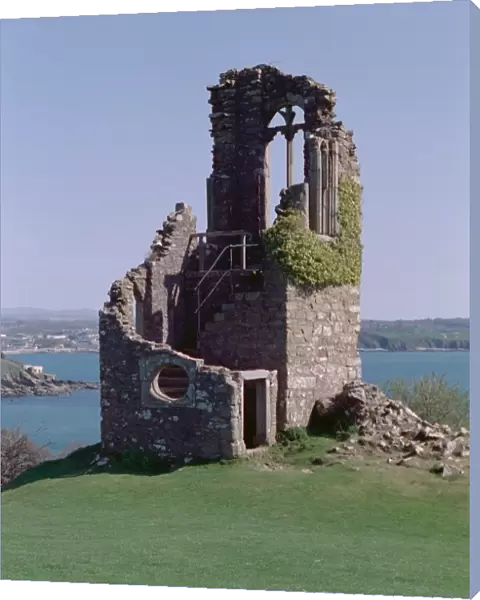 The Folly. Constructed as a ruin and situated on a conspicuous hilltop