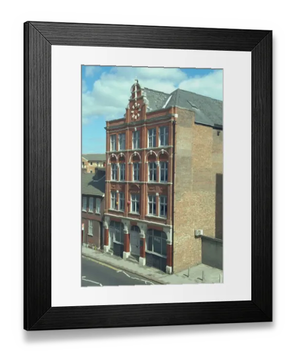 Framed Print : Hat Factory