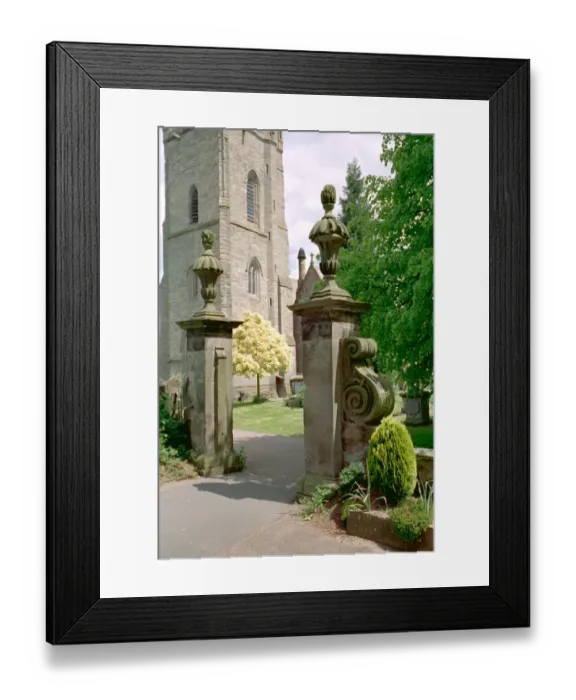 Framed Print : Gate Piers