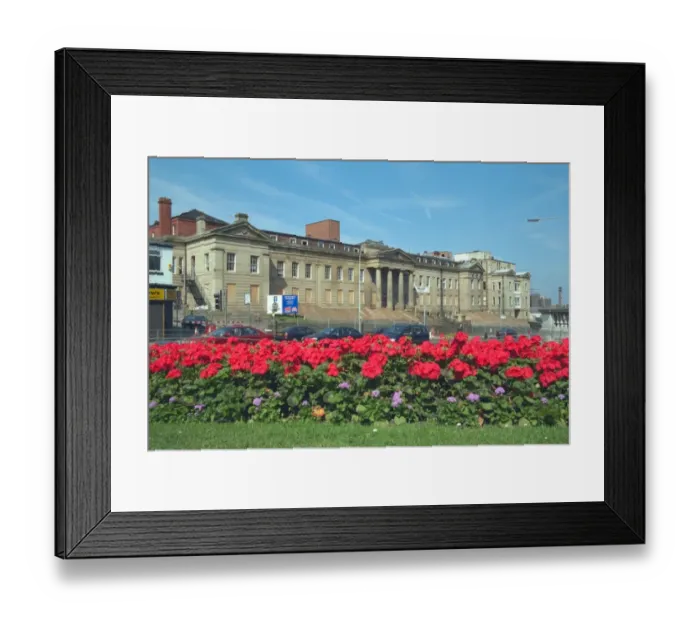 Framed Print : Former Stockport Infirmary