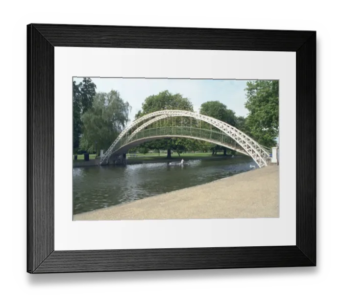 Framed Print : Suspension Bridge Framed Print : Suspension Bridge