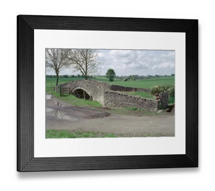 Framed Print : Ketton Packhorse Bridge