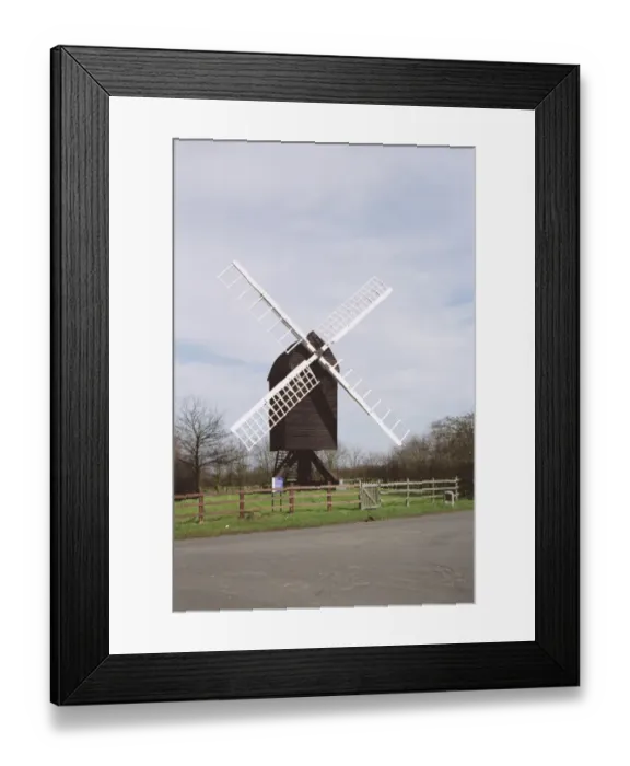 Framed Print : Windmill. Post Mill of c.1612, believed to be the oldest in England. IoE 395788 Framed Print : Windmill. Post Mill of c.1612, believed to be the oldest in England. IoE 395788