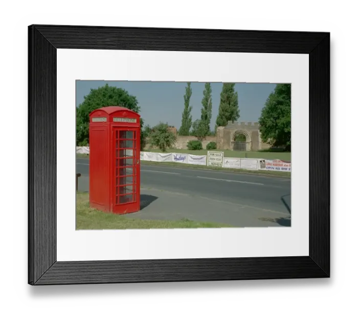 Framed Print : Telephone Box