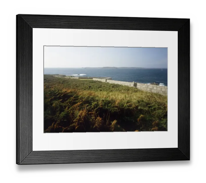 Framed Print : Garrison Walls, St Marys, Isles of Scilly K920423