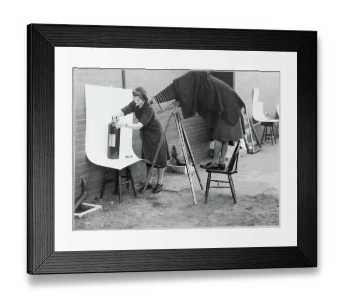 Framed Print : Trade Test Board examination at the No.2 School of Photography chp01_07_01_041
