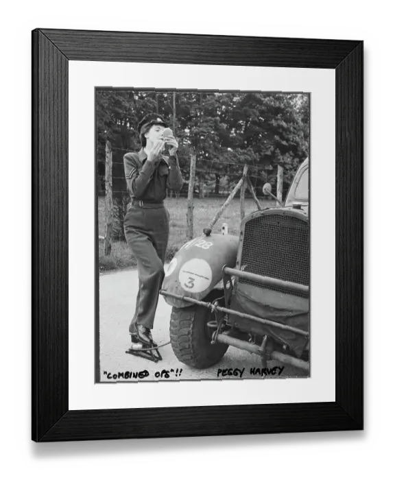 Framed Print : WAAF Corporal Peggy Harvey chp01_07_01_139