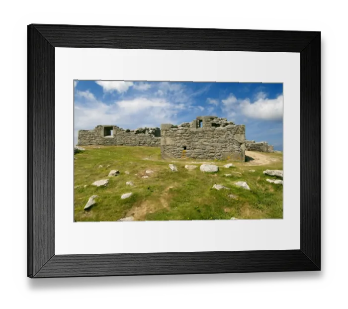 Framed Print : King Charles Castle, Tresco, Isles of Scilly N090213 Framed Print : King Charles Castle, Tresco, Isles of Scilly N090213