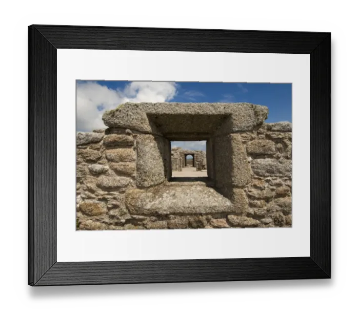 Framed Print : King Charles Castle, Tresco, Isles of Scilly N090215