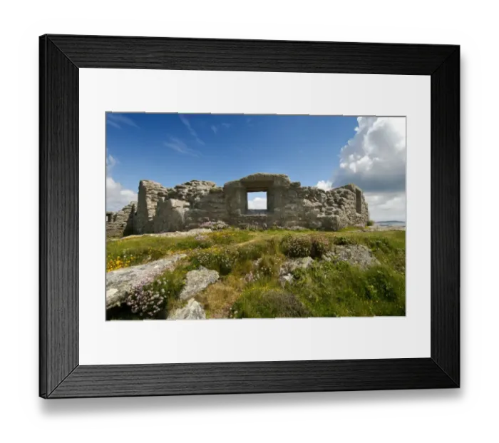 Framed Print : King Charles Castle, Tresco, Isles of Scilly N090216 Framed Print : King Charles Castle, Tresco, Isles of Scilly N090216