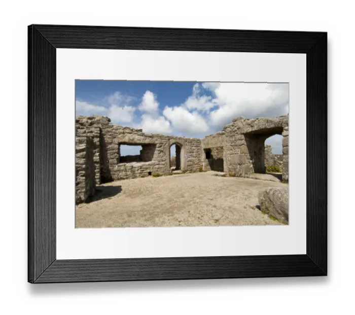 Framed Print : King Charles Castle, Tresco, Isles of Scilly N090217