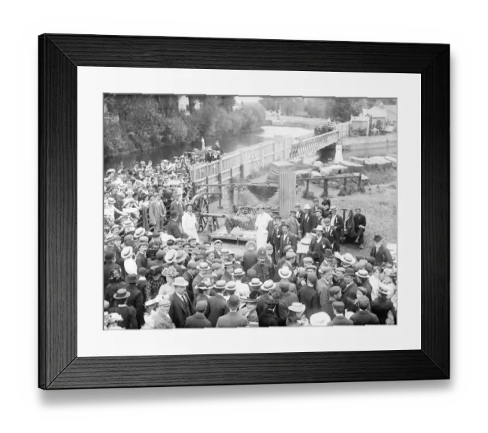 Framed Print : Ox roast, Osney Bridge, Oxford 1902 CC72_02169