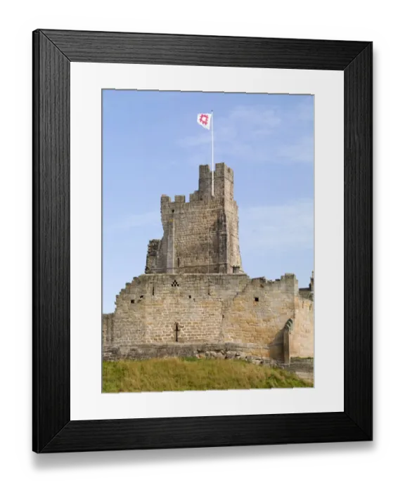 Framed Print : Prudhoe Castle N100396 Framed Print : Prudhoe Castle N100396