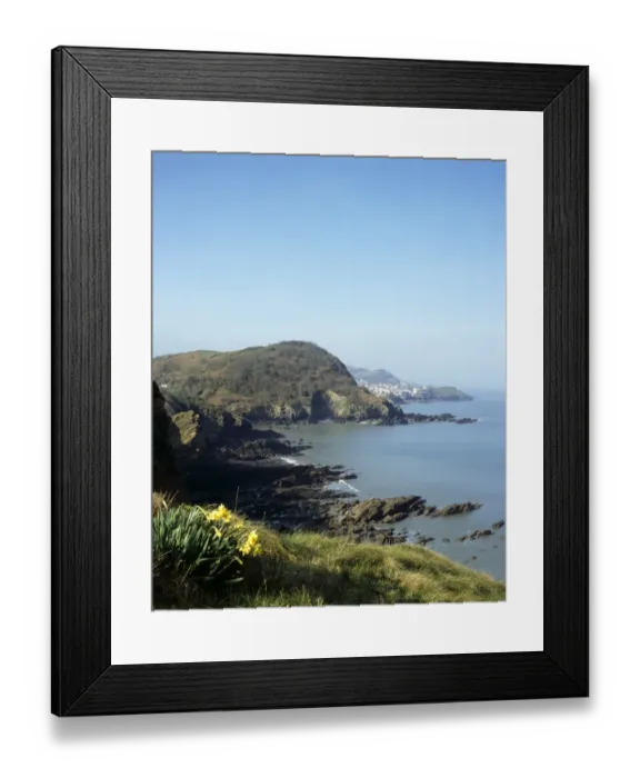 Framed Print : North Devon coastline K021877